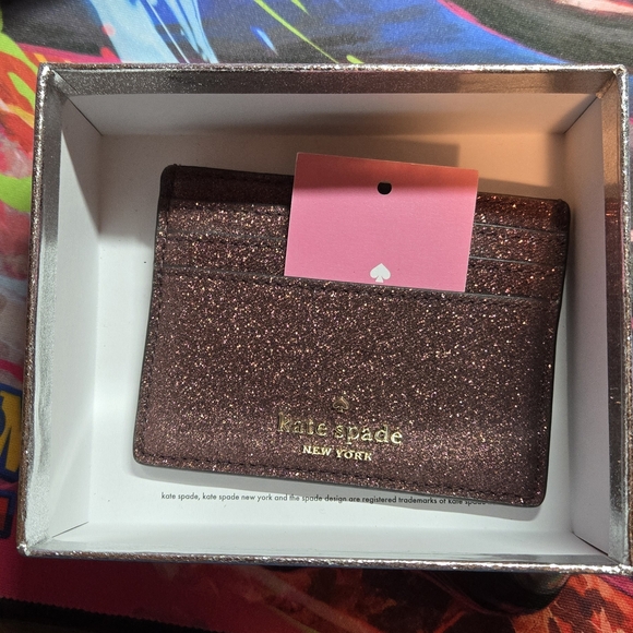 kate spade Handbags - Kate Spade Glitter Card Holder